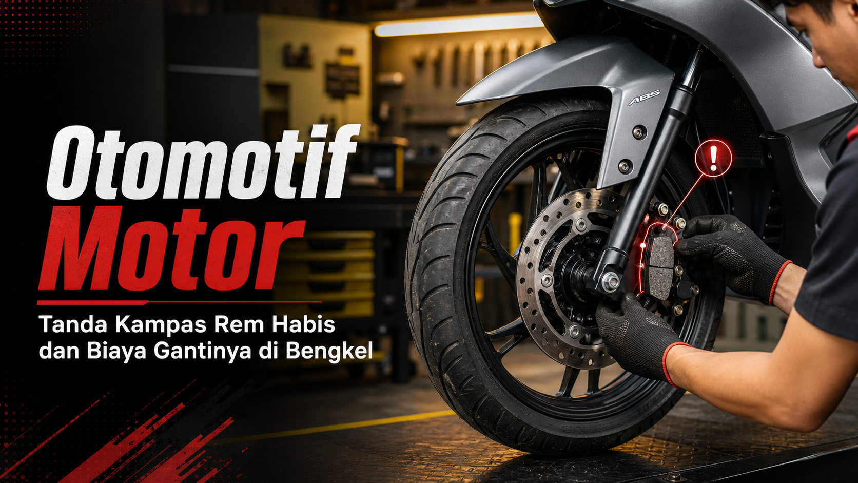 motor - Otomotif Motor: Tanda Kampas Rem Habis dan Biaya Gantinya di Bengkel
