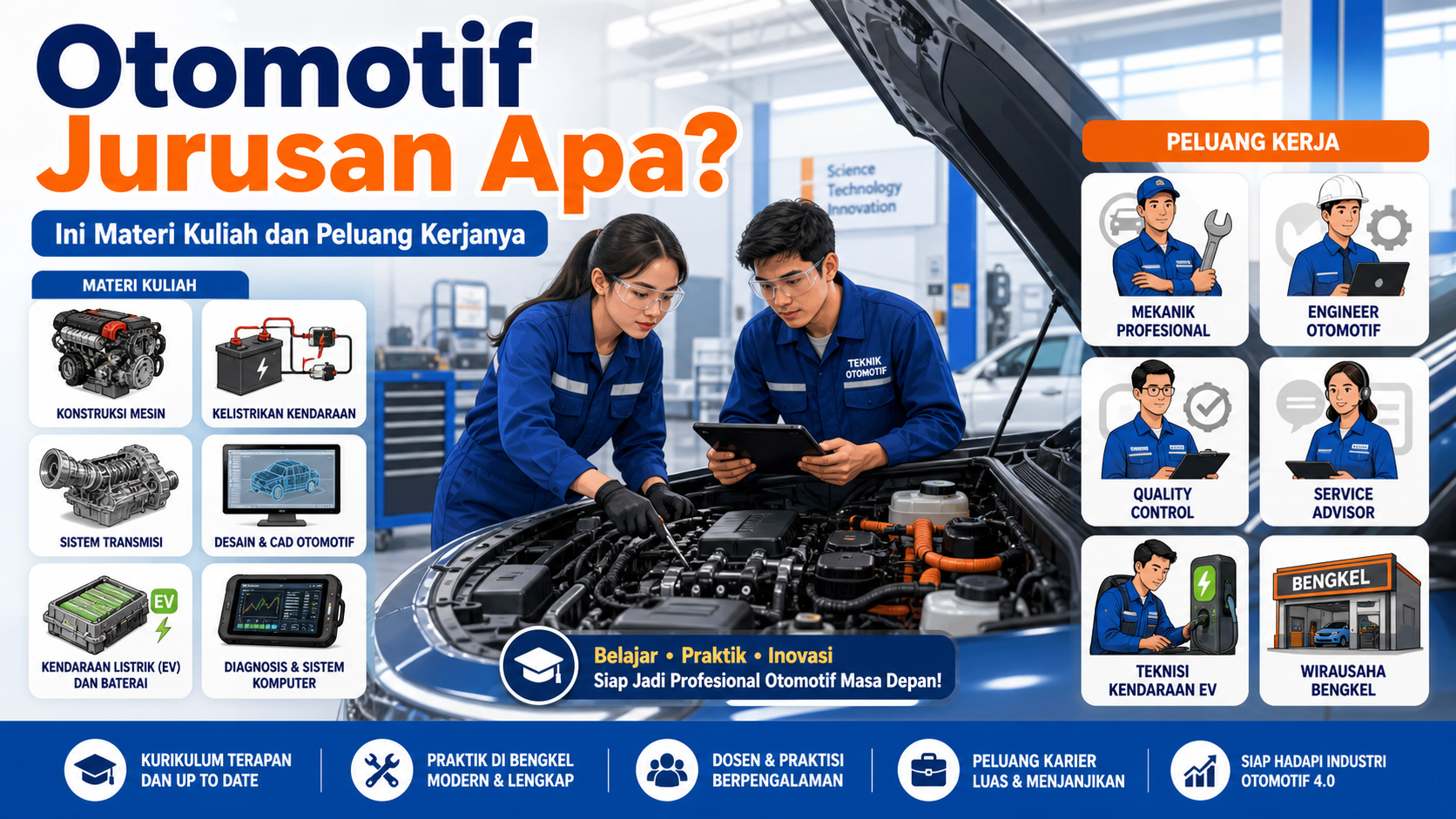 Otomotif Jurusan Apa? - otomotif