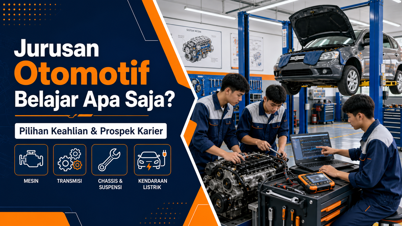 otomotif - Jurusan Otomotif Belajar Apa Saja? Ini Pilihan dan Kariernya