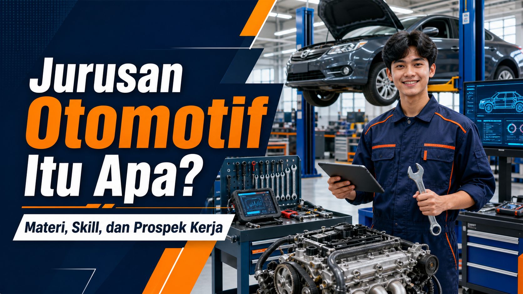 otomotif - Jurusan Otomotif Itu Apa? Materi, Skill, dan Prospek Kerja