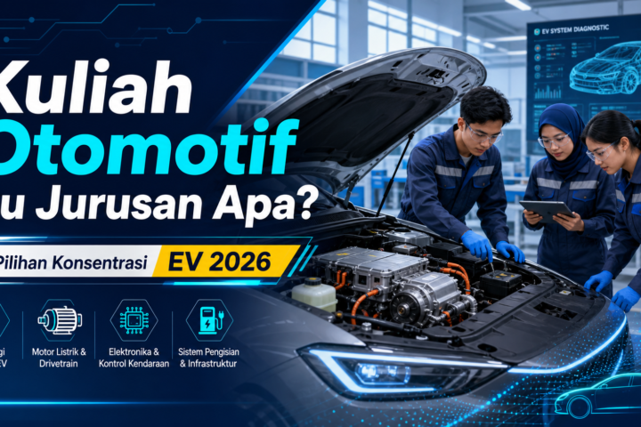 otomotif - Kuliah Otomotif Itu Jurusan Apa? Pilihan Konsentrasi EV 2026