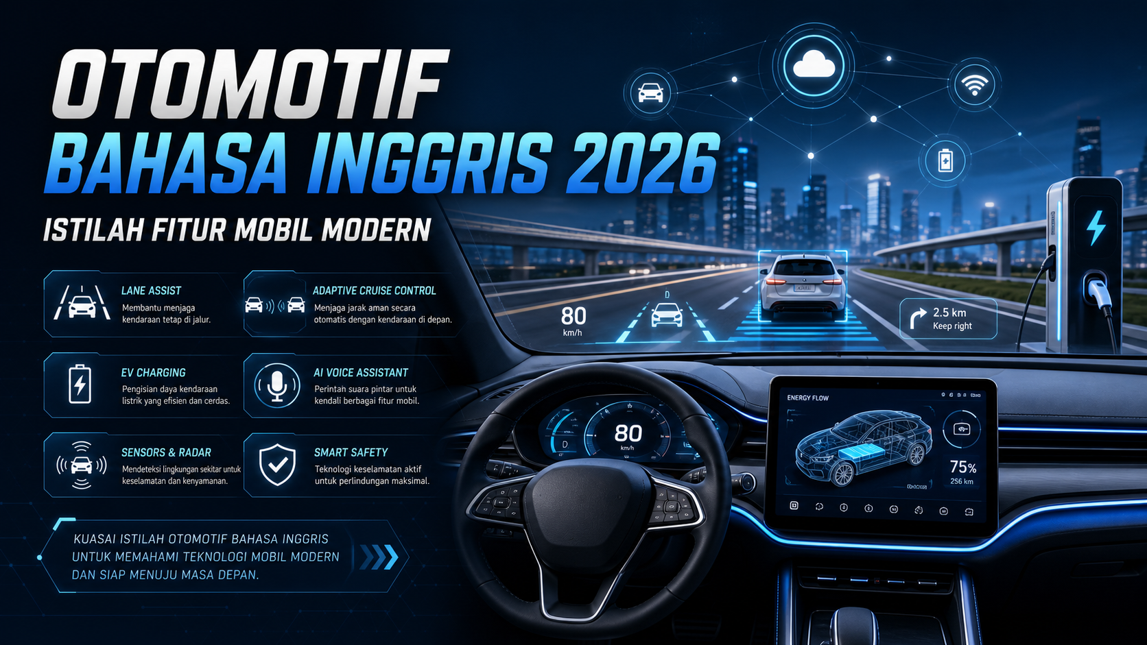 otomotif - Otomotif Bahasa Inggris 2026: Istilah Fitur Mobil Modern