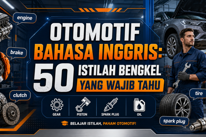 otomotif - Otomotif Bahasa Inggris: 50 Istilah Bengkel yang Wajib Tahu