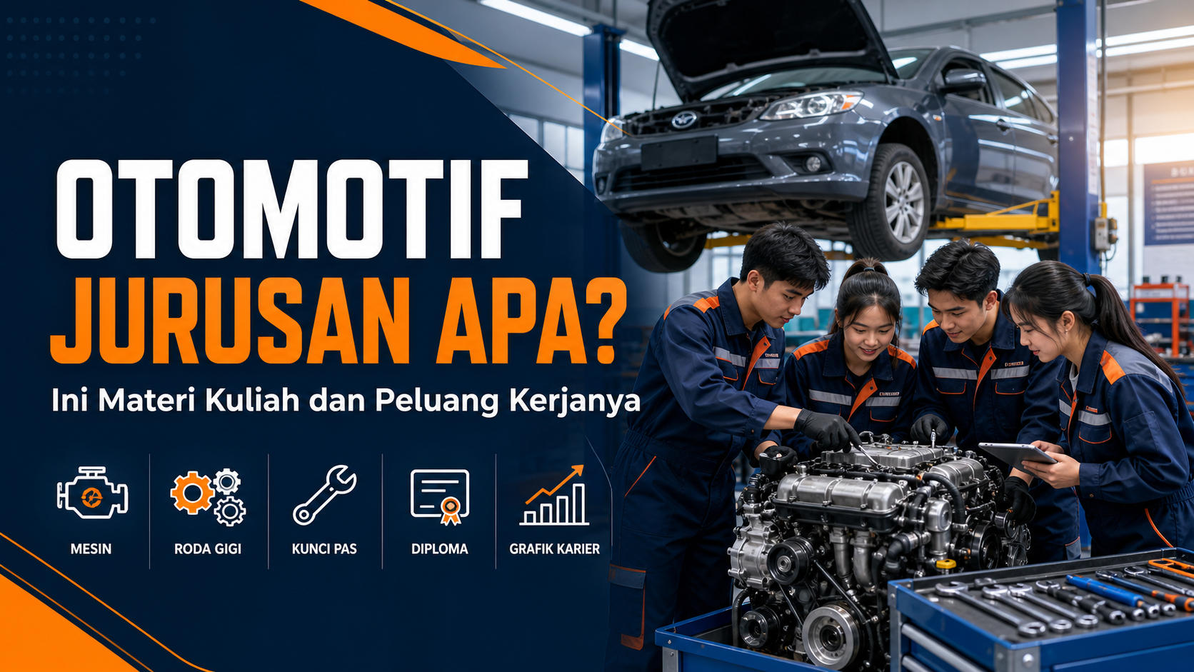 otomotif - Otomotif Jurusan Apa? Ini Materi Kuliah dan Peluang Kerjanya
