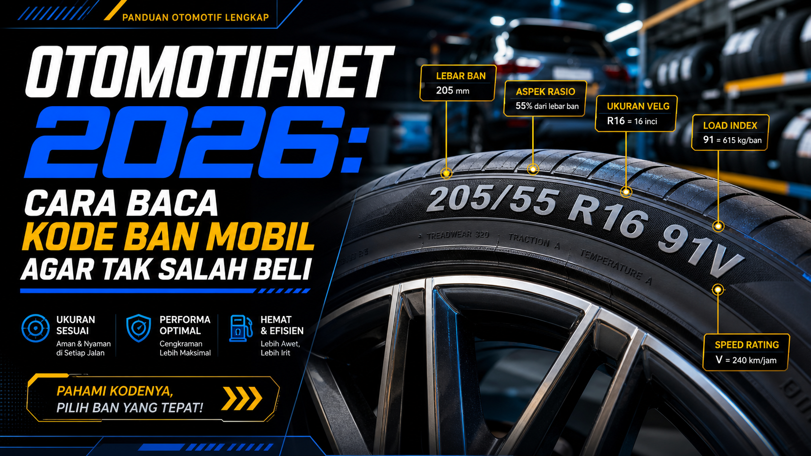 otomotifnet - Otomotifnet 2026: Cara Baca Kode Ban Mobil agar Tak Salah Beli