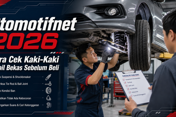 otomotifnet - Otomotifnet 2026: Cara Cek Kaki-Kaki Mobil Bekas Sebelum Beli