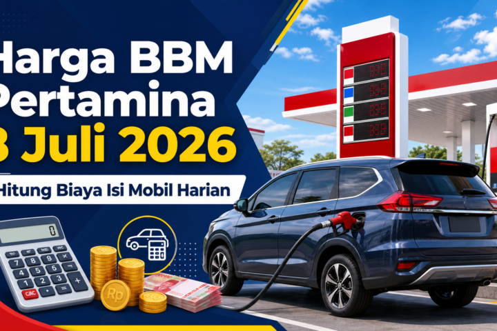 pertamina - Harga BBM Pertamina 8 Juli 2026: Hitung Biaya Isi Mobil Harian