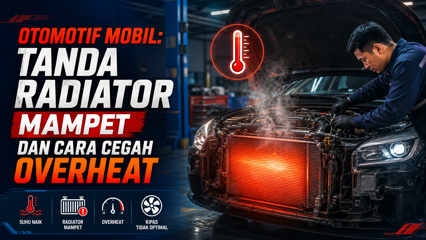 radiator - Otomotif Mobil: Tanda Radiator Mampet dan Cara Cegah Overheat