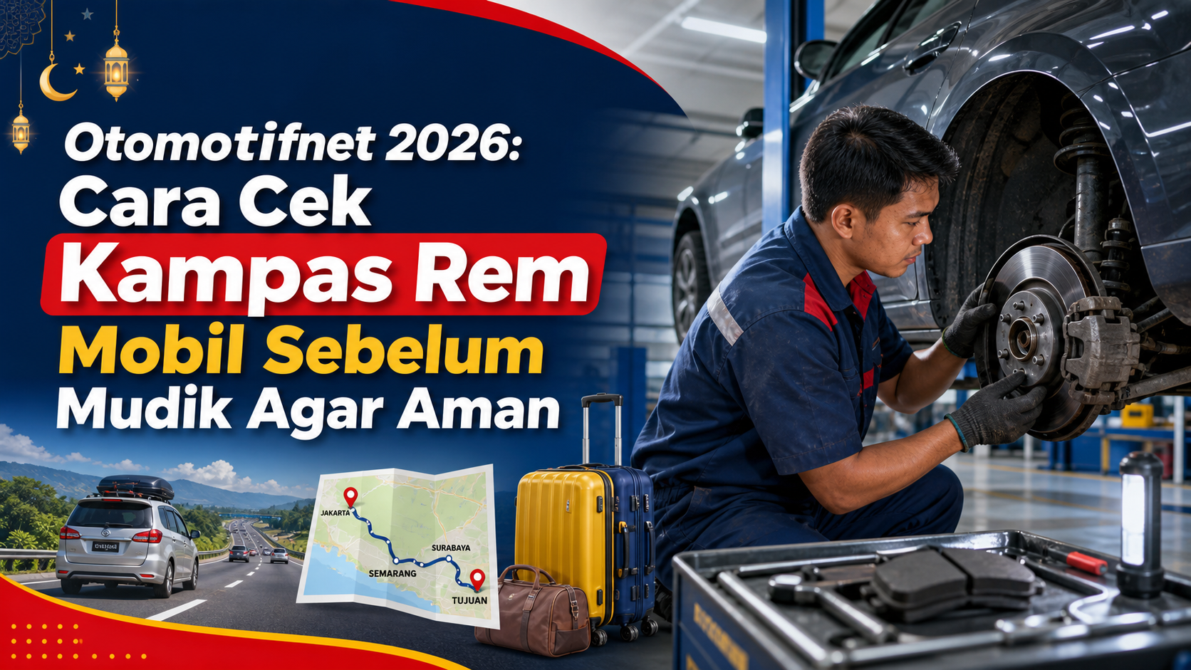 rem - Otomotifnet 2026: Cara Cek Kampas Rem Mobil Sebelum Mudik Agar Aman