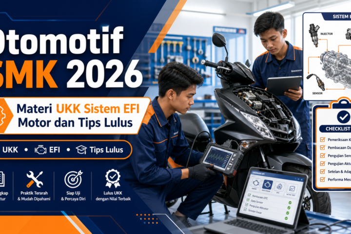 smk - Otomotif SMK 2026: Materi UKK Sistem EFI Motor dan Tips Lulus