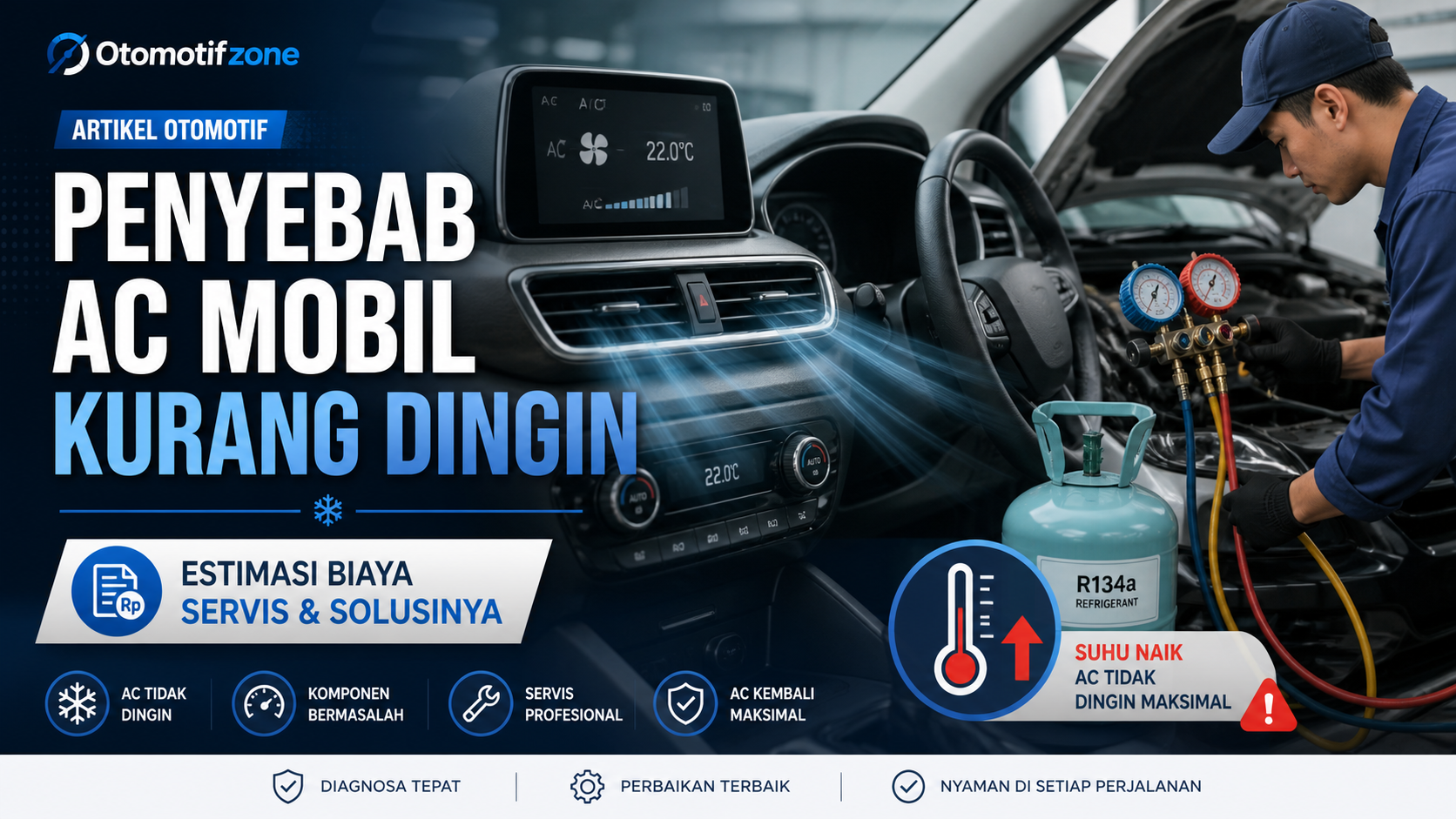 ac - Otomotifzone: Penyebab AC Mobil Kurang Dingin dan Biaya Servis
