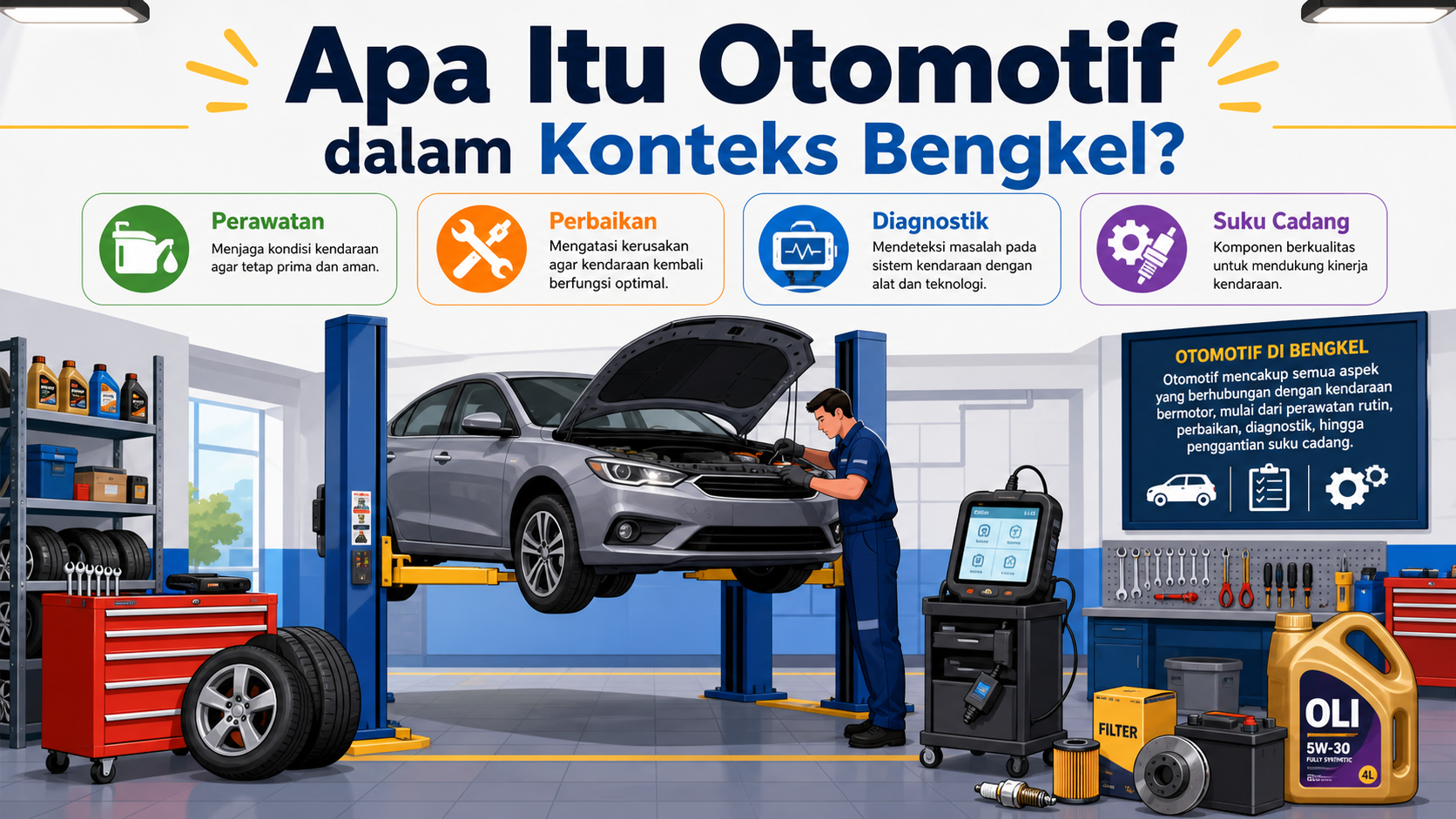 Apa Itu Otomotif dalam Konteks Bengkel? - otomotif