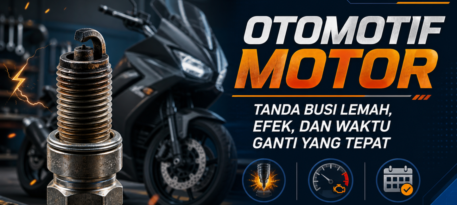 busi - Otomotif Motor: Tanda Busi Lemah, Efek, dan Waktu Ganti yang Tepat