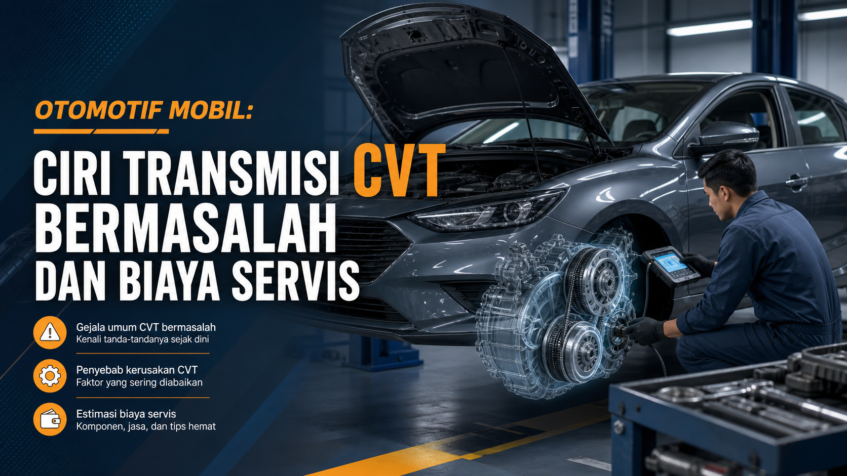 cvt - Otomotif Mobil: Ciri Transmisi CVT Bermasalah dan Biaya Servis