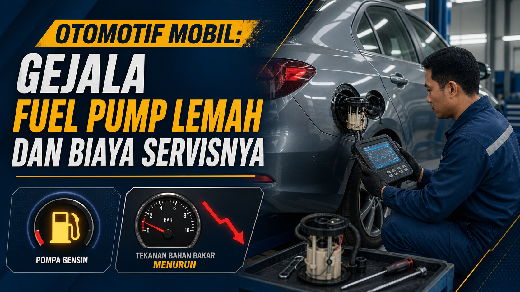 fuel - Otomotif Mobil: Gejala Fuel Pump Lemah dan Biaya Servisnya