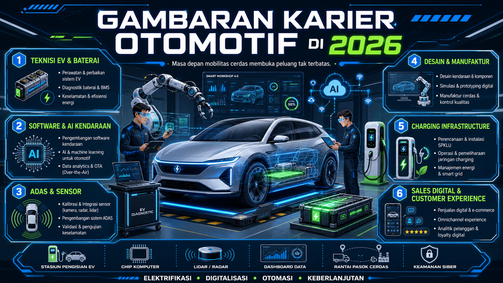 Gambaran Karier Otomotif di 2026 - otomotif