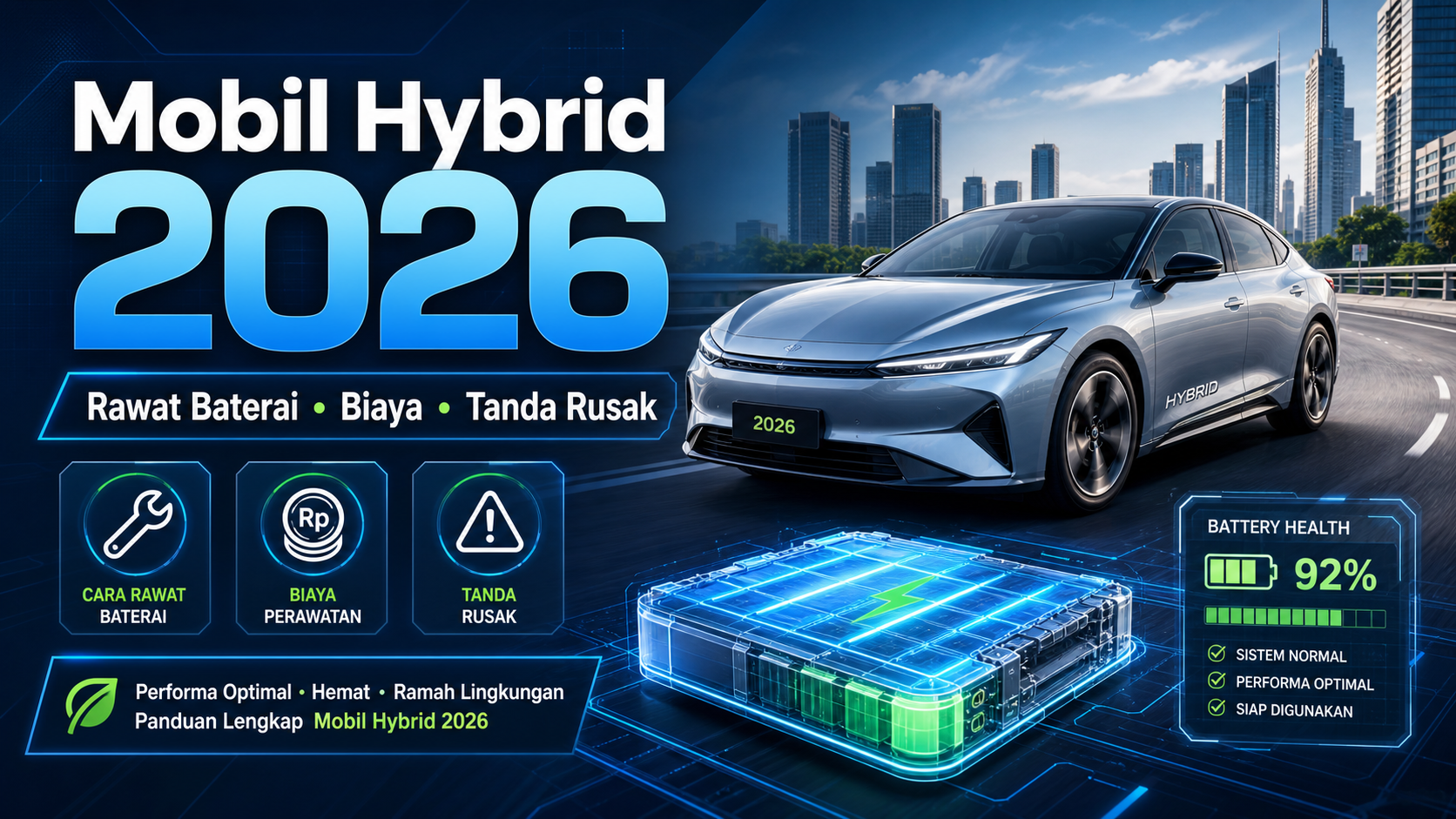 hybrid - Mobil Hybrid 2026: Cara Rawat Baterai, Biaya, dan Tanda Rusak
