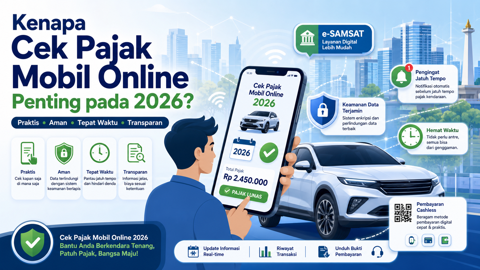 Kenapa Cek Pajak Mobil Online Penting pada 2026? - pajak