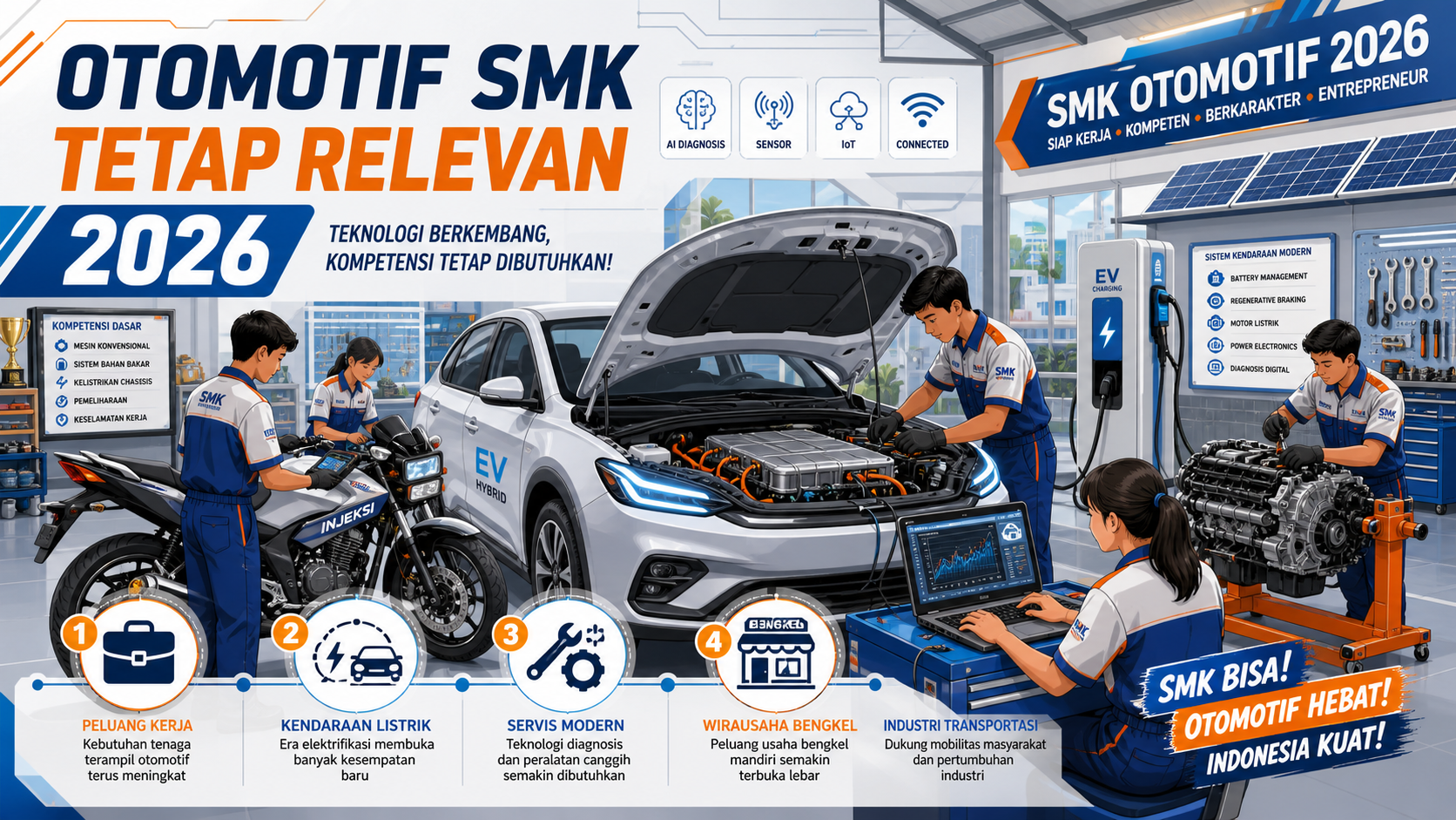 Kenapa Jurusan Otomotif SMK Masih Relevan pada 2026? - smk
