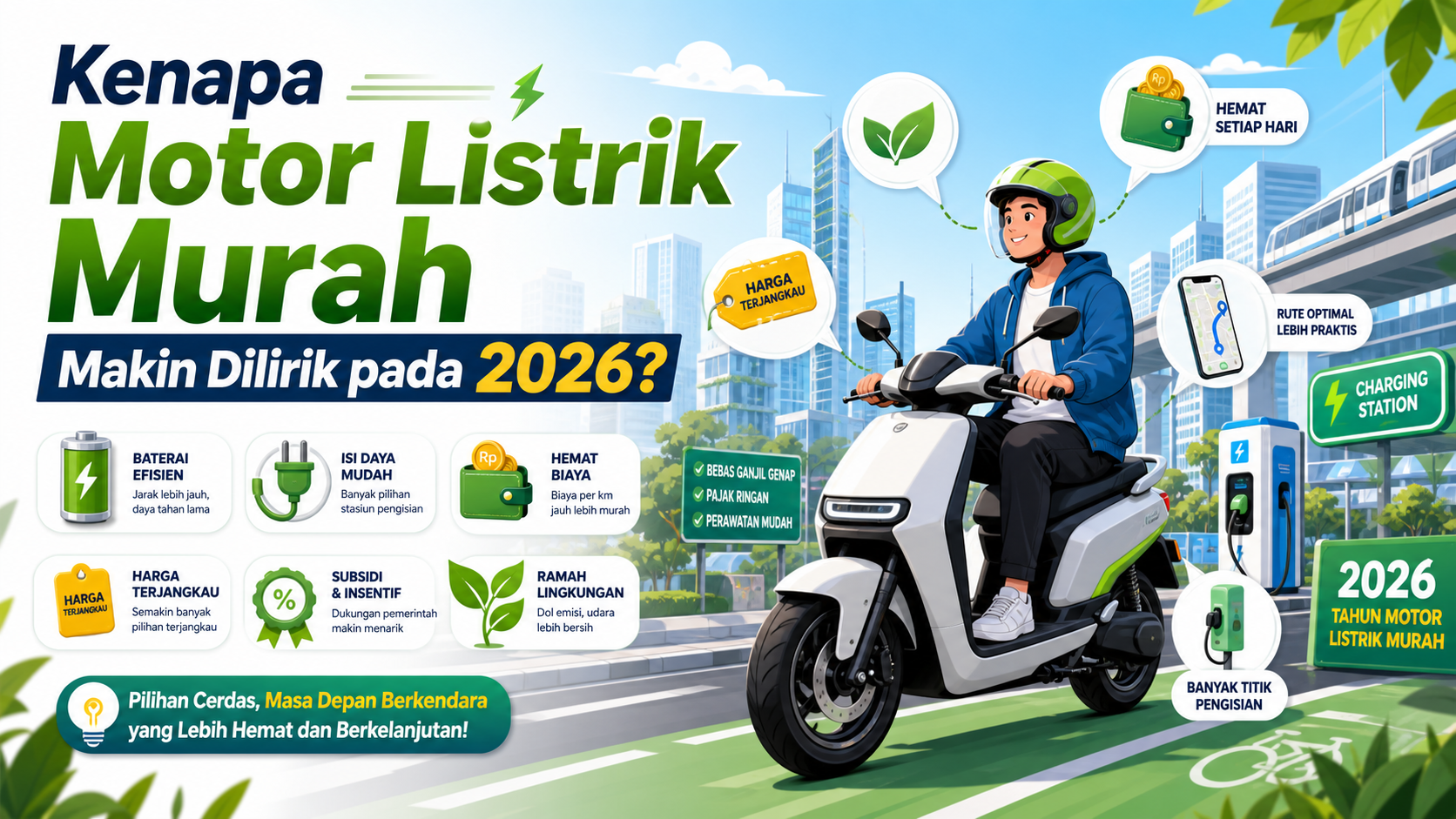 Kenapa Motor Listrik Murah Makin Dilirik pada 2026? - motor