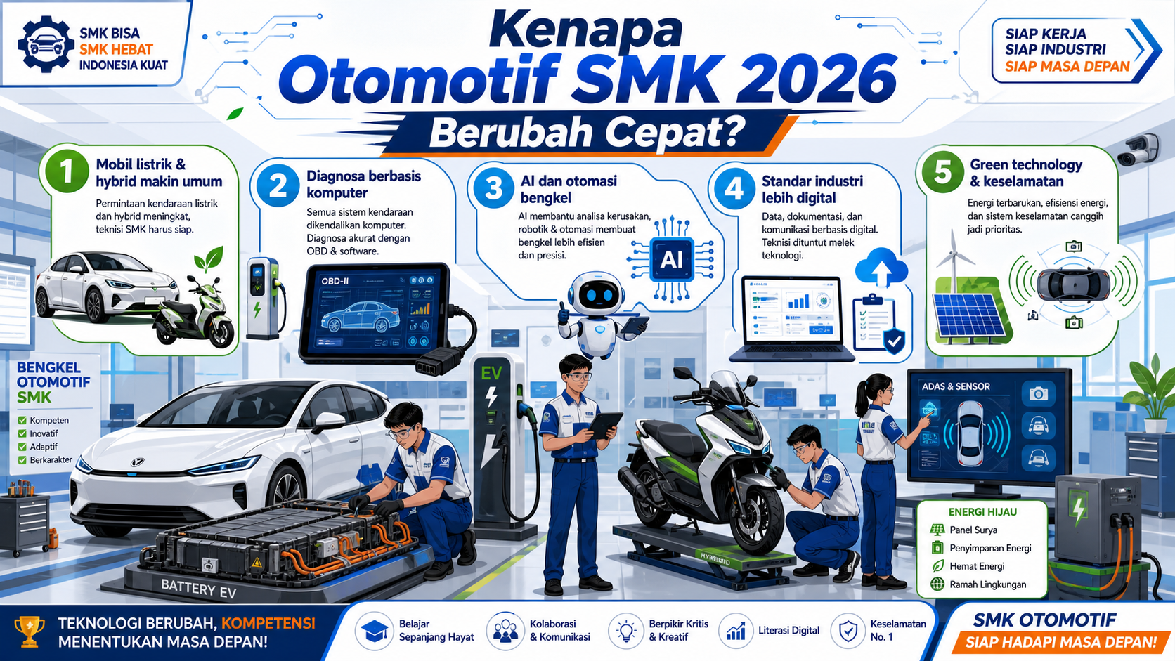Kenapa Otomotif SMK 2026 Berubah Cepat? - smk