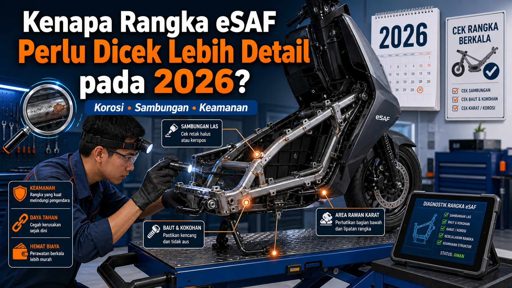 Kenapa Rangka eSAF Perlu Dicek Lebih Detail pada 2026? - esaf