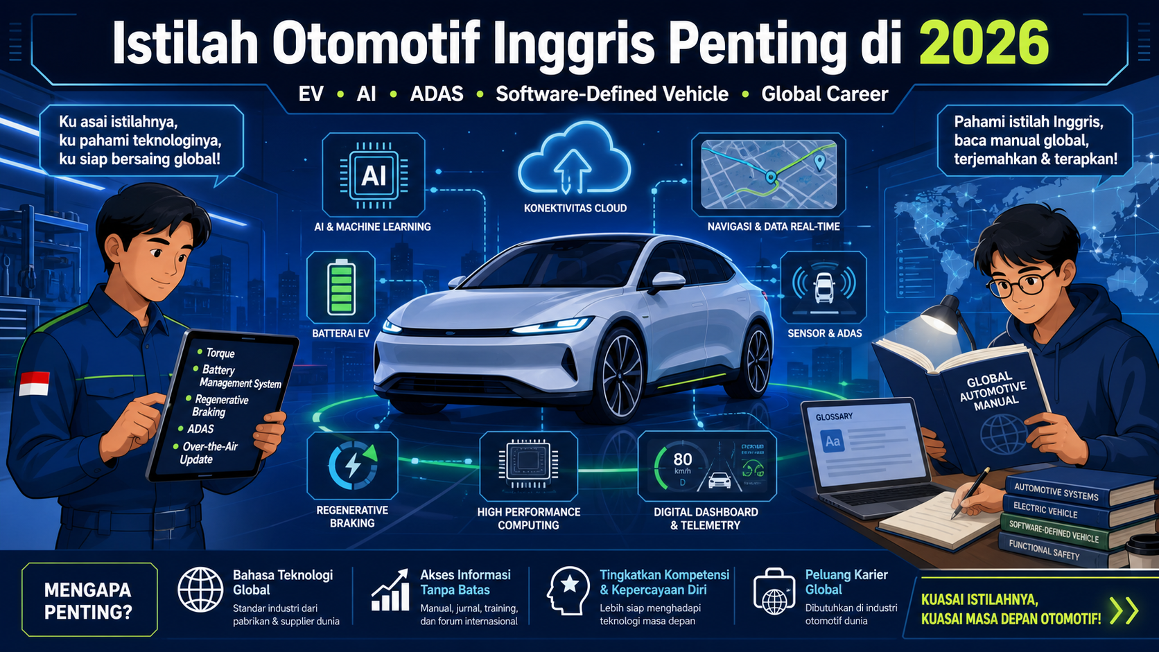 Mengapa Istilah Otomotif Bahasa Inggris Penting di 2026? - otomotif