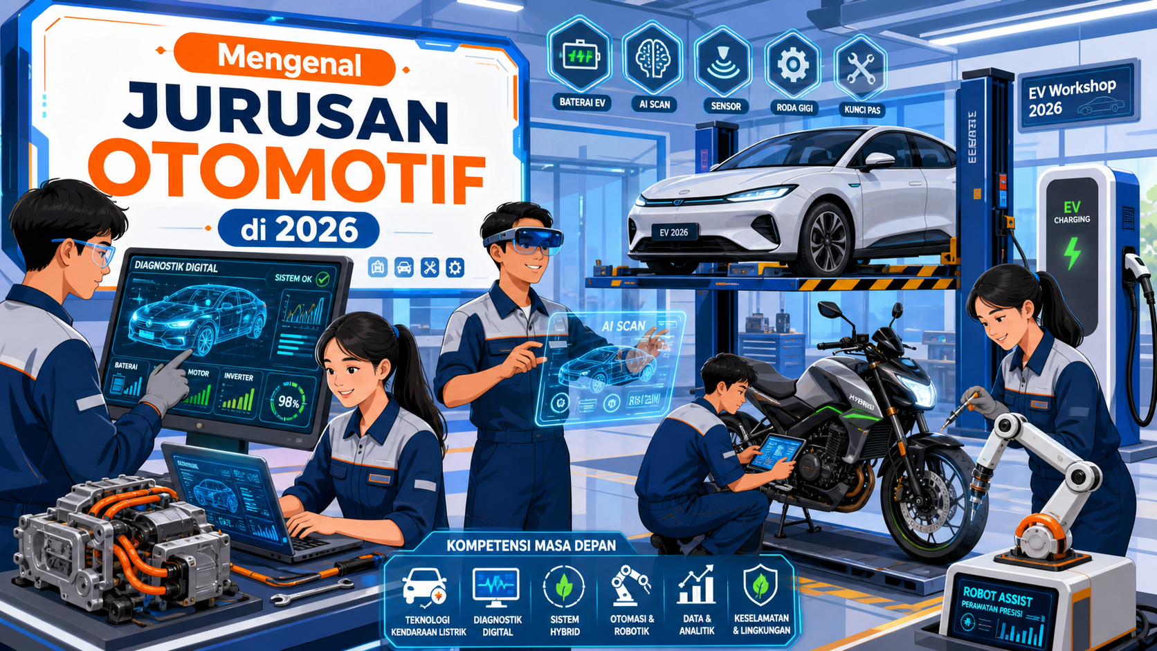 Mengenal Jurusan Otomotif di 2026 - otomotif