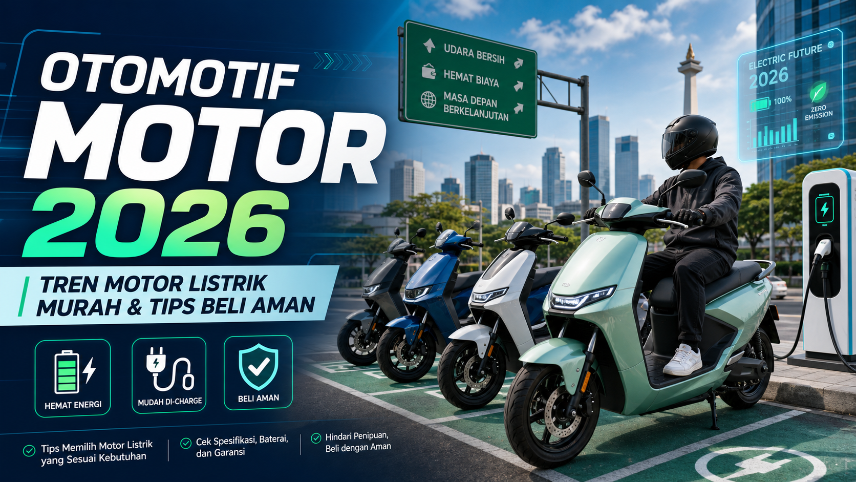 motor - Otomotif Motor 2026: Tren Motor Listrik Murah dan Tips Beli Aman