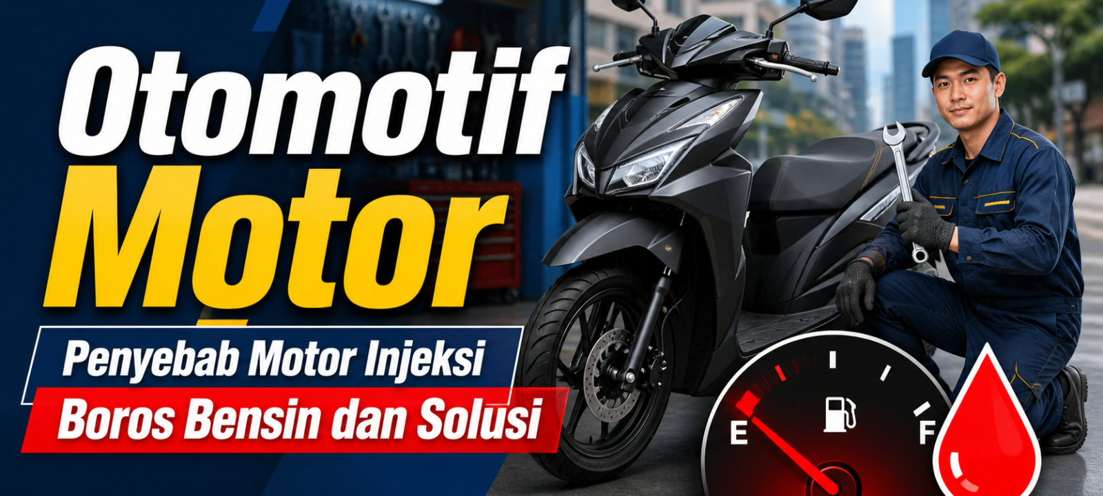 motor - Otomotif Motor: Penyebab Motor Injeksi Boros Bensin dan Solusi