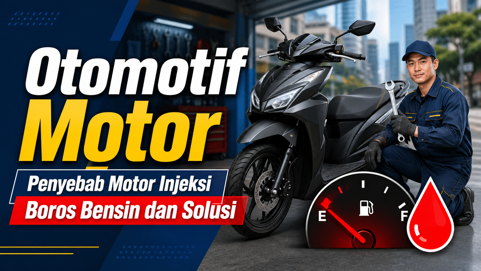 motor - Otomotif Motor: Penyebab Motor Injeksi Boros Bensin dan Solusi
