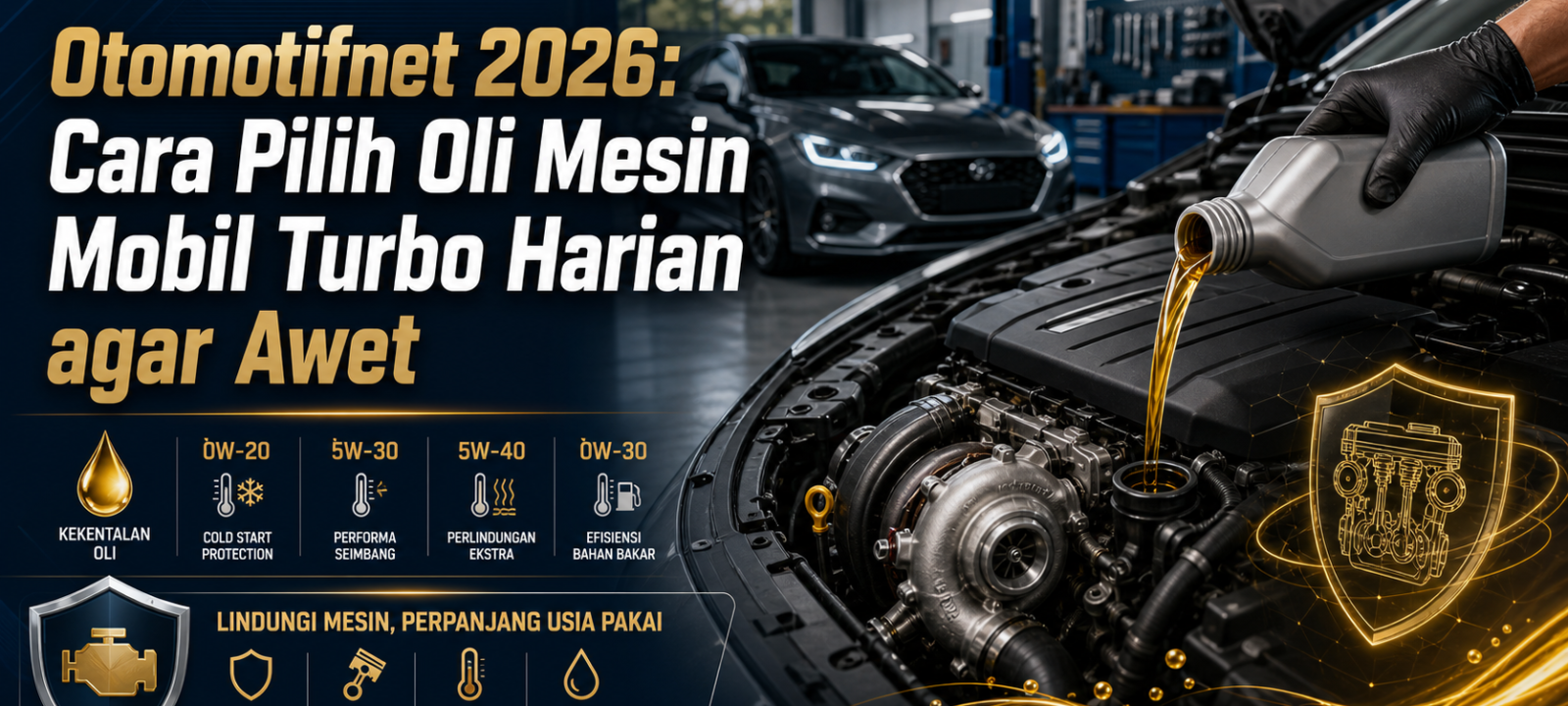 oli - Otomotifnet 2026: Cara Pilih Oli Mesin Mobil Turbo Harian agar Awet
