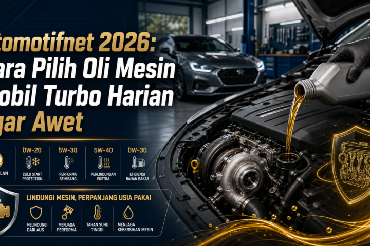 oli - Otomotifnet 2026: Cara Pilih Oli Mesin Mobil Turbo Harian agar Awet