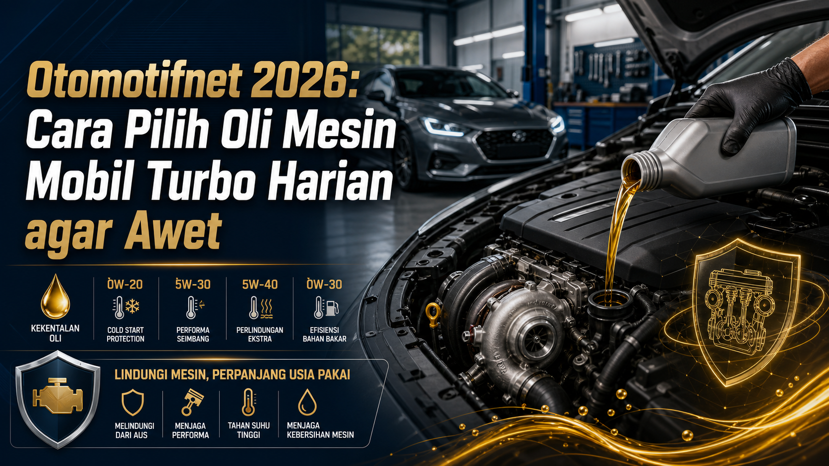 oli - Otomotifnet 2026: Cara Pilih Oli Mesin Mobil Turbo Harian agar Awet