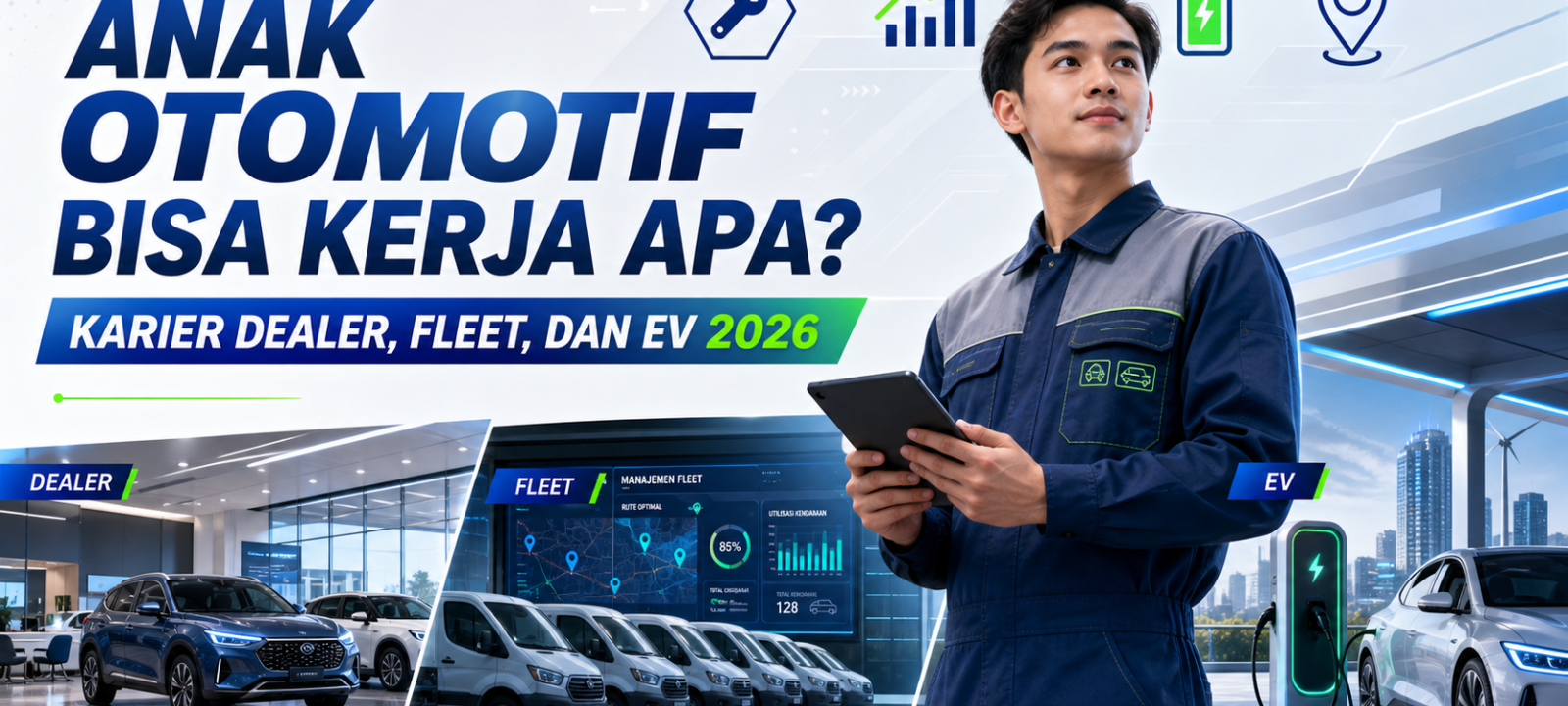 otomotif - Anak Otomotif Bisa Kerja Apa? Karier Dealer, Fleet, dan EV 2026