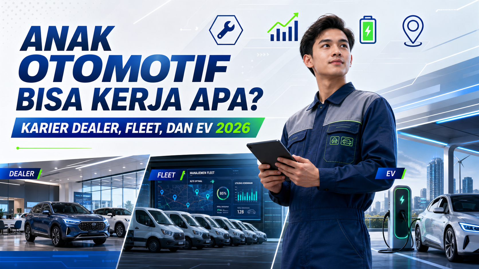 otomotif - Anak Otomotif Bisa Kerja Apa? Karier Dealer, Fleet, dan EV 2026