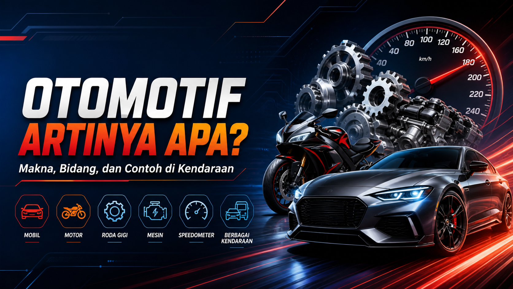 otomotif - Otomotif Artinya Apa? Makna, Bidang, dan Contoh di Kendaraan