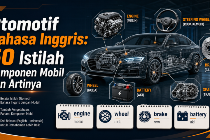 otomotif - Otomotif Bahasa Inggris: 50 Istilah Komponen Mobil dan Artinya