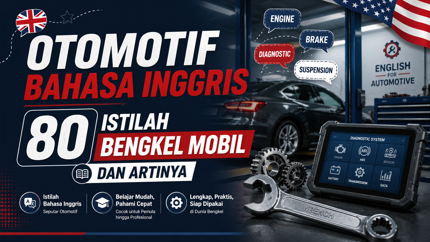 otomotif - Otomotif Bahasa Inggris: 80 Istilah Bengkel Mobil dan Artinya