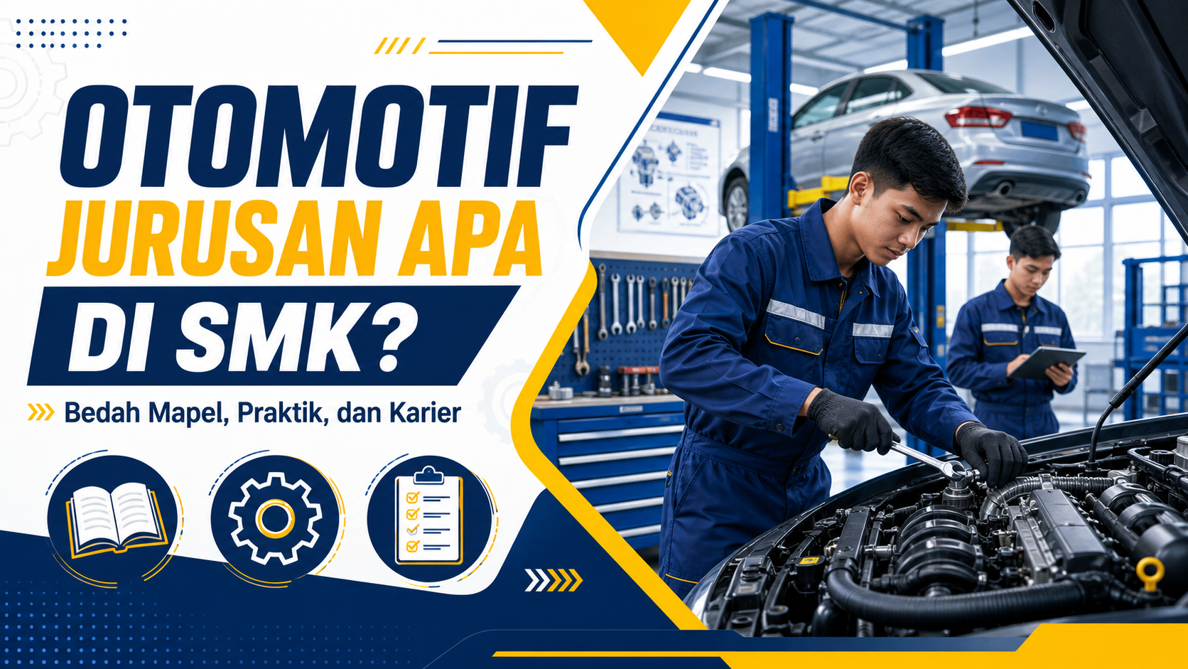otomotif - Otomotif Jurusan Apa di SMK? Bedah Mapel, Praktik, dan Karier