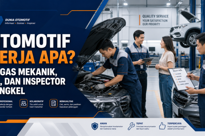 otomotif - Otomotif Kerja Apa? Tugas Mekanik, SA, dan Inspector Bengkel