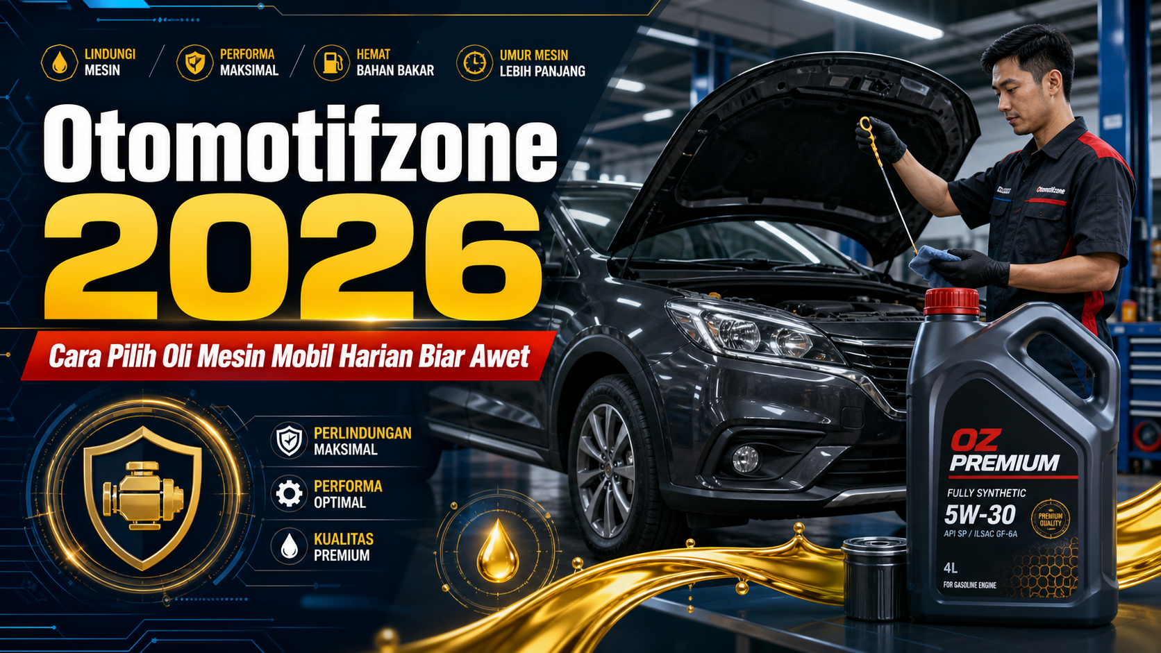 otomotifzone - Otomotifzone 2026: Cara Pilih Oli Mesin Mobil Harian Biar Awet