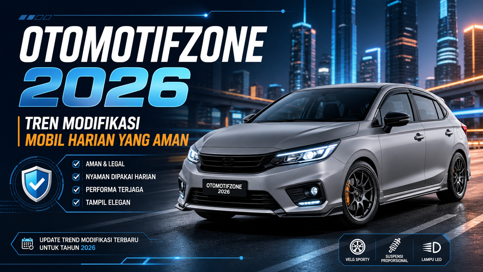 otomotifzone - OtomotifZone 2026: Tren Modifikasi Mobil Harian yang Aman