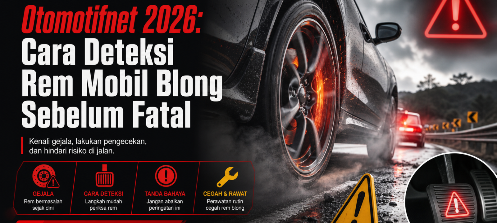 rem - Otomotifnet 2026: Cara Deteksi Rem Mobil Blong Sebelum Fatal