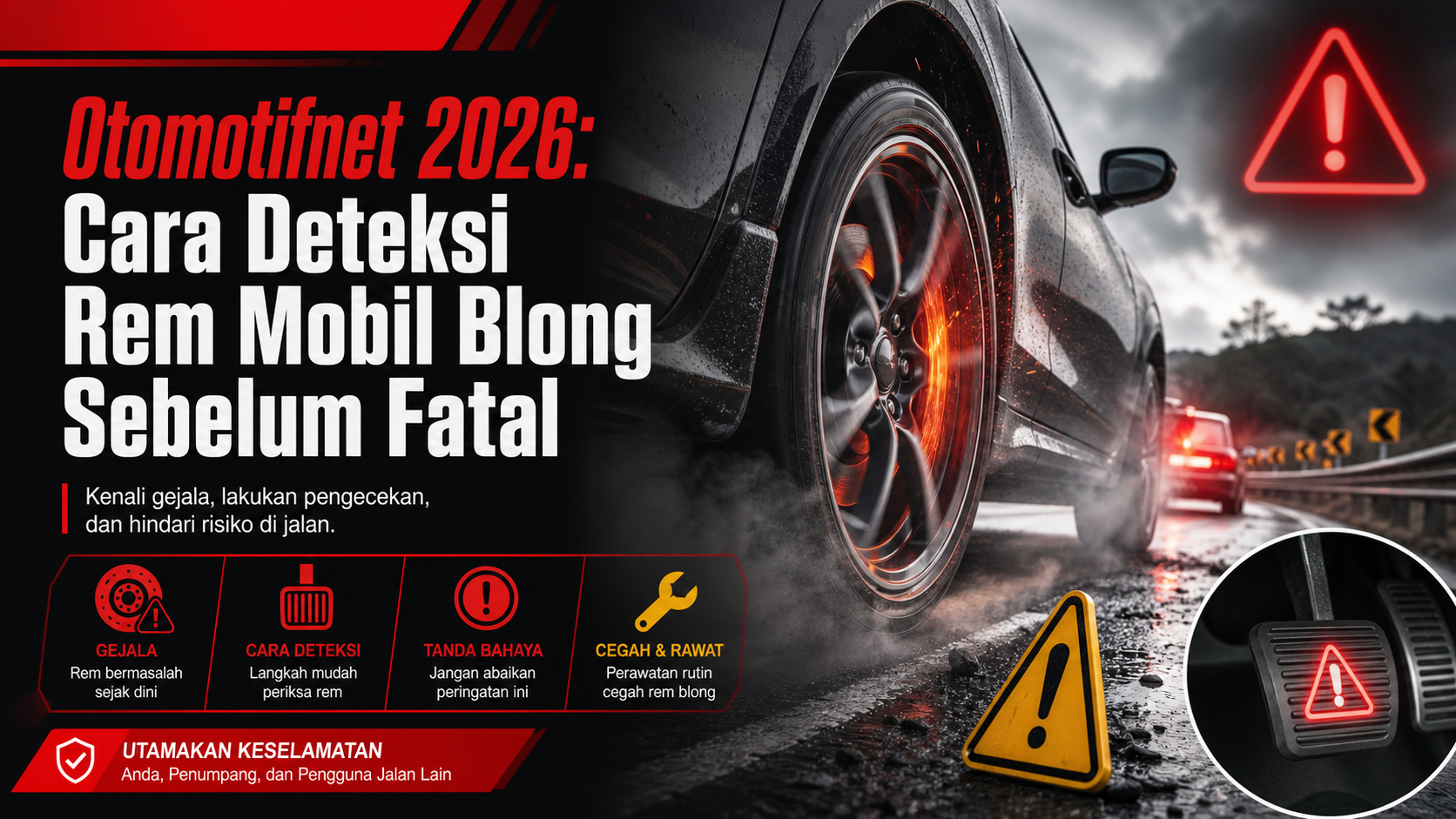 rem - Otomotifnet 2026: Cara Deteksi Rem Mobil Blong Sebelum Fatal