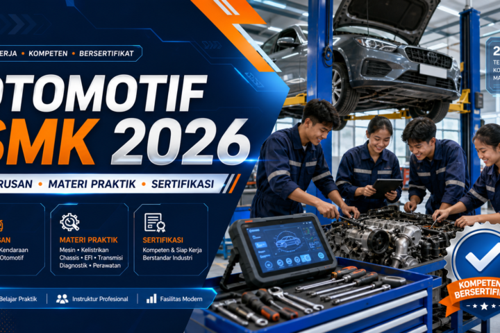 smk - Otomotif SMK 2026: Jurusan, Materi Praktik, dan Sertifikasi