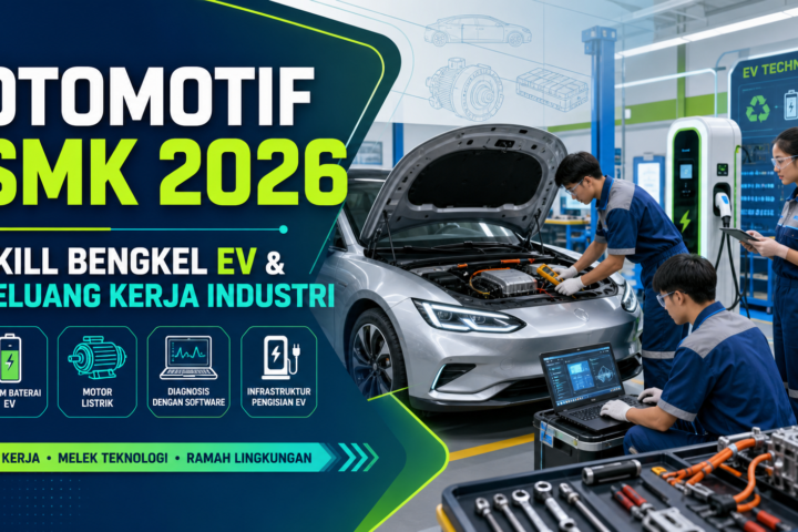 smk - Otomotif SMK 2026: Skill Bengkel EV dan Peluang Kerjanya di Industri