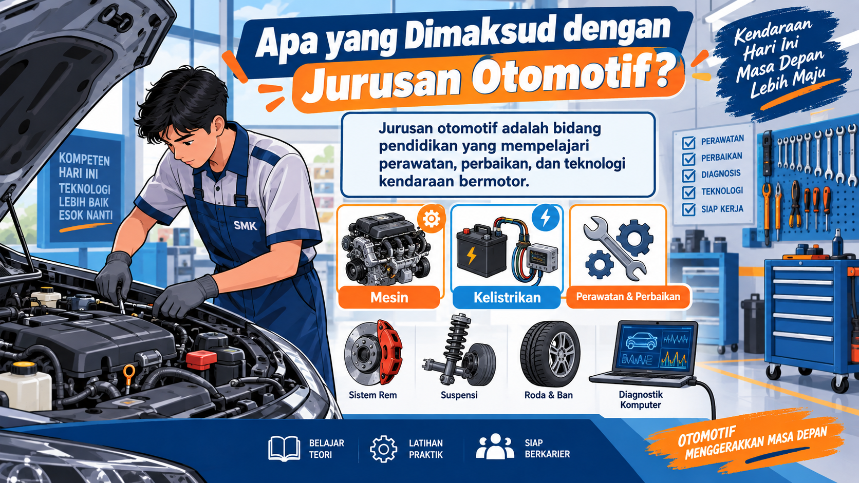 Apa yang Dimaksud dengan Jurusan Otomotif? - otomotif