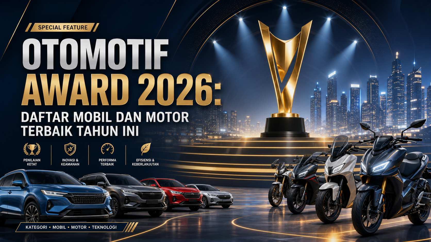 award - Otomotif Award 2026: Daftar Mobil dan Motor Terbaik Tahun Ini