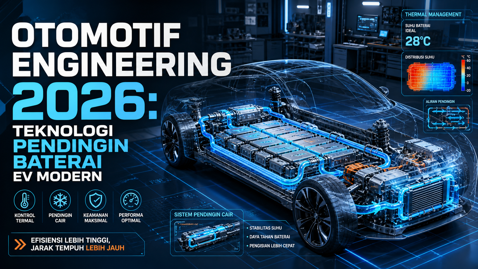 engineering - Otomotif Engineering 2026: Teknologi Pendingin Baterai EV Modern